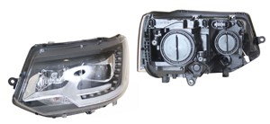 Ajovalo, Oikea, VW MULTIVAN V, TRANSPORTER Buss V, TRANSPORTER Flak/chassi V, TRANSPORTER Skåp V, 7E5 941 018, 7E5941018A, 7E5941018B