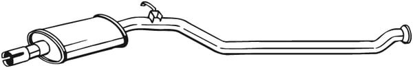Keskipönttö BOSAL 284-621