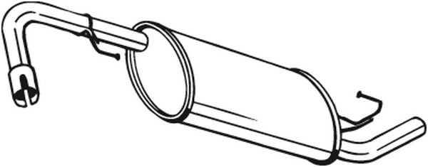 Keskipönttö BOSAL 145-231