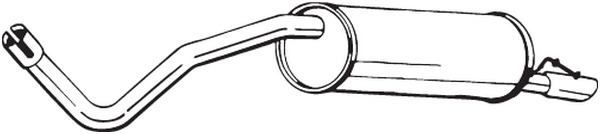 Takaäänenvaimentaja BOSAL 279-645