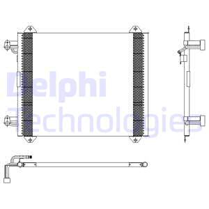 Lauhdutin, ilmastointilaite DELPHI TSP0225407
