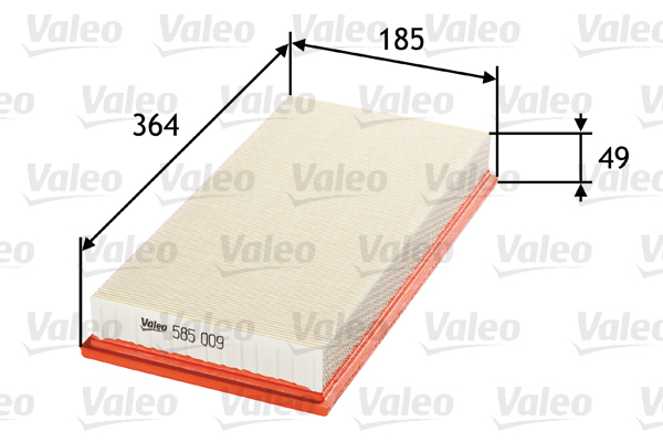 Ilmansuodatin VALEO 585009