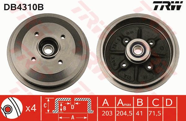 Jarrurumpu TRW DB4310B