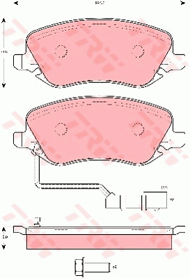 Jarrupalasarja, levyjarru TRW GDB1489