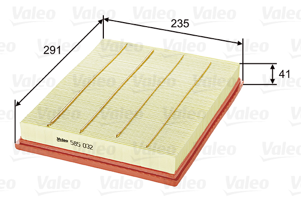 Ilmansuodatin VALEO 585032