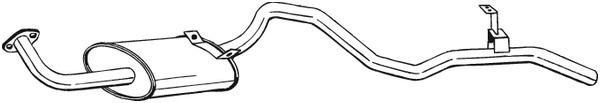 Takaäänenvaimentaja BOSAL 286-039